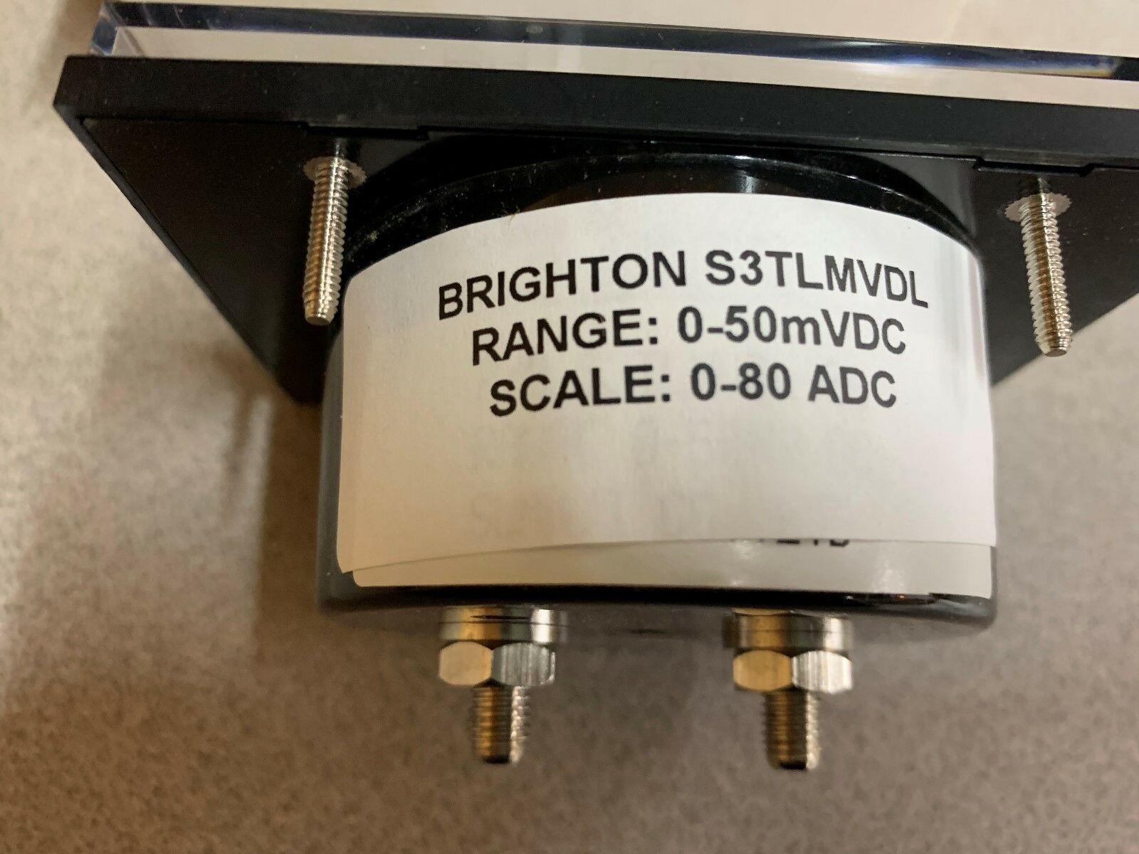 NEW IN BOX BRIGHTON 0-80 ADC PANEL METER S3TLMVDL