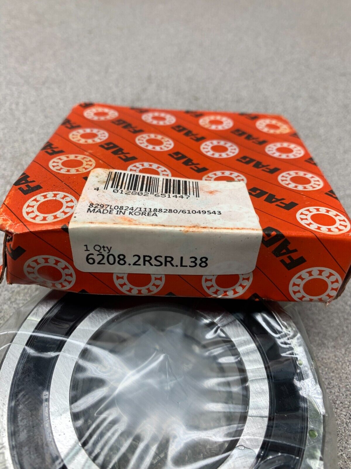 NEW IN BOX FAG ROLLER BEARING 6208.2RSR.L38