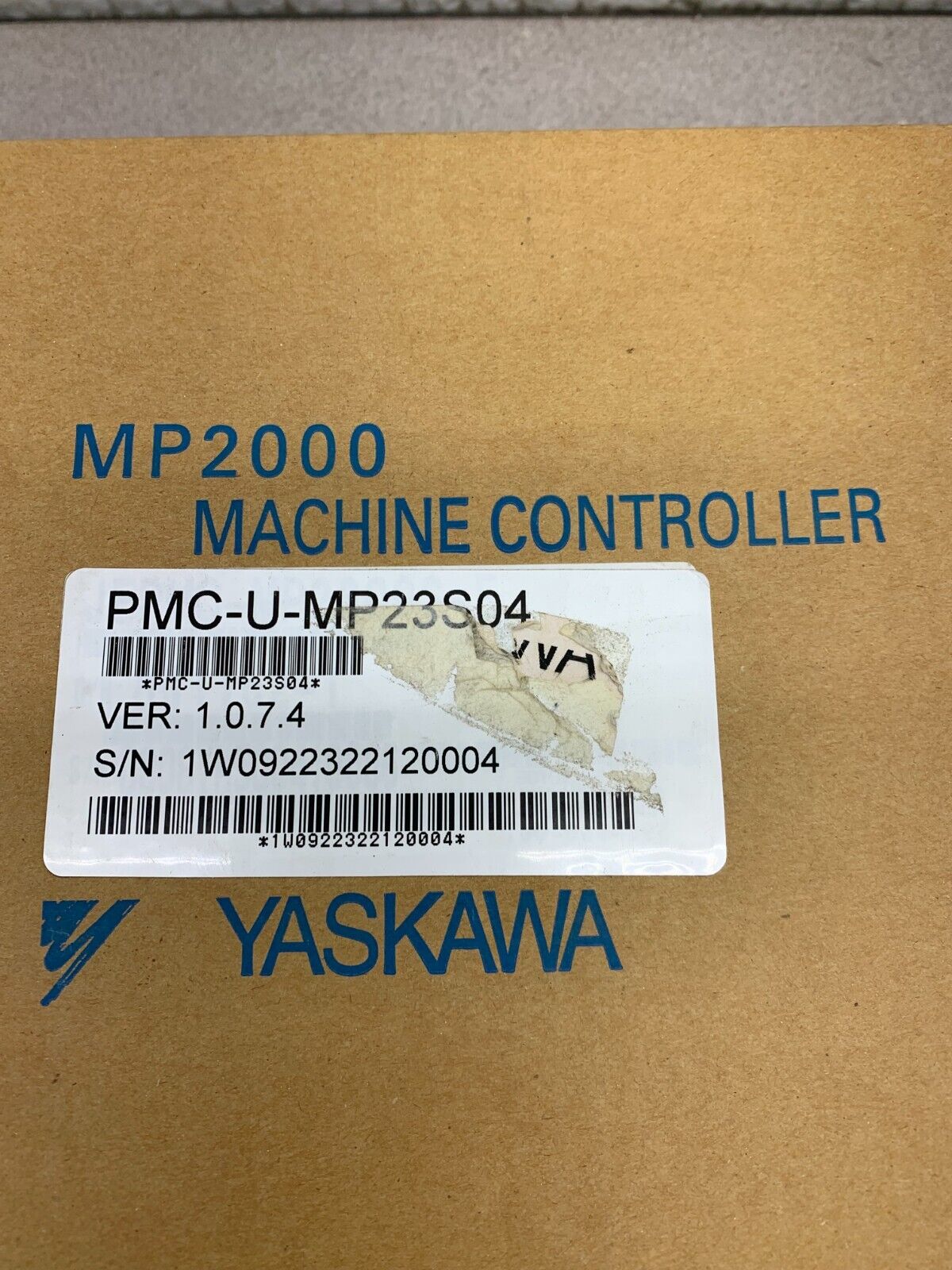 NEW IN BOX YASKAWA VER: 1.0.7.4 MACHINE CONTROLLER PMC-U-MP23S04