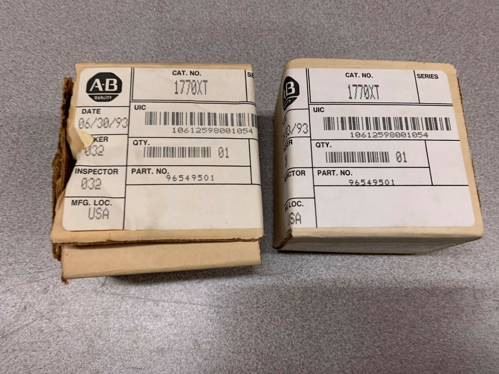 LOT OF 2 NEW IN BOX ALLEN BRADLEY TERMINATOR  1770XT