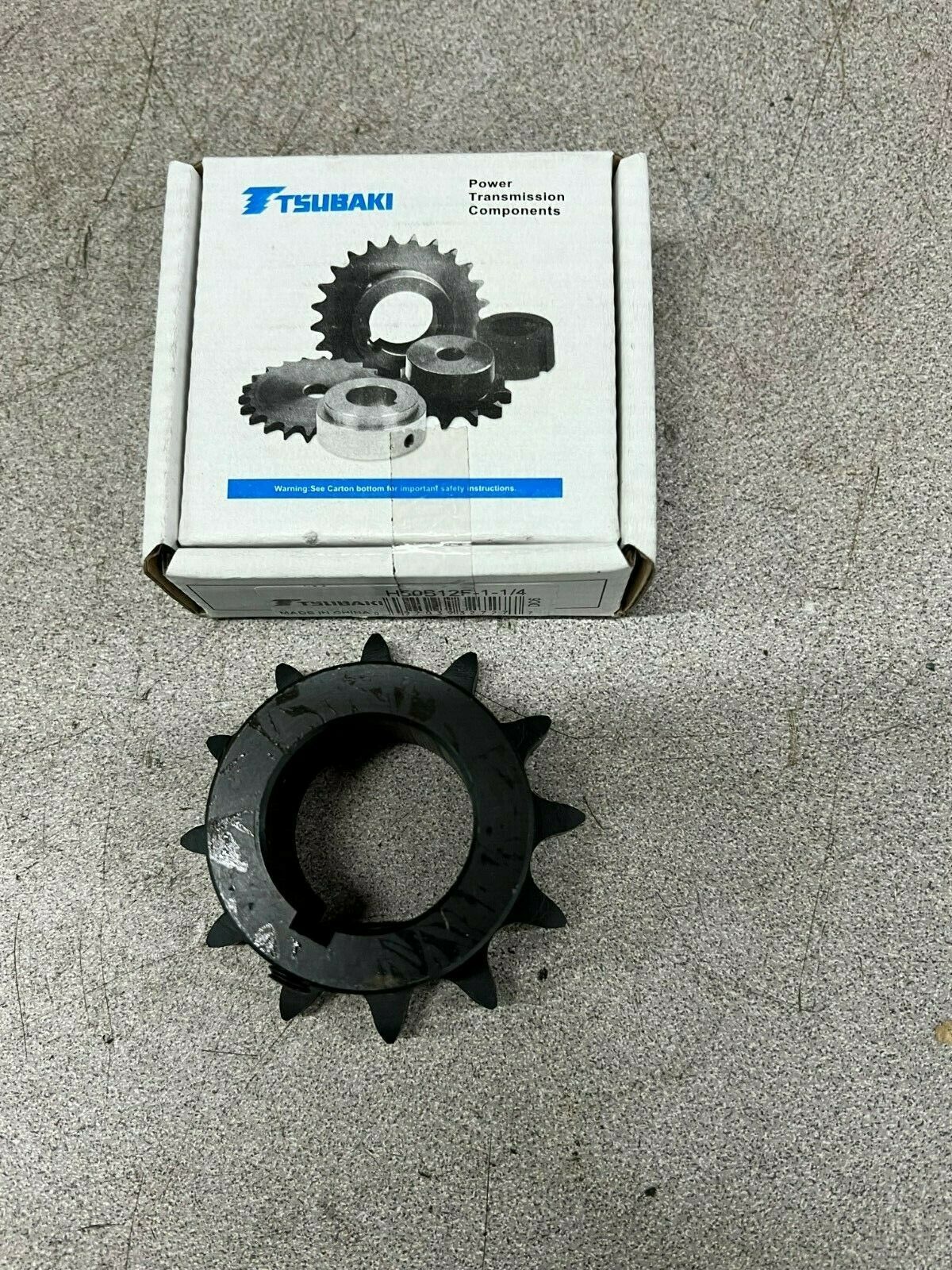 NEW IN BOX TSUBAKI BORE SPROCKET H50B12F-1-1/4