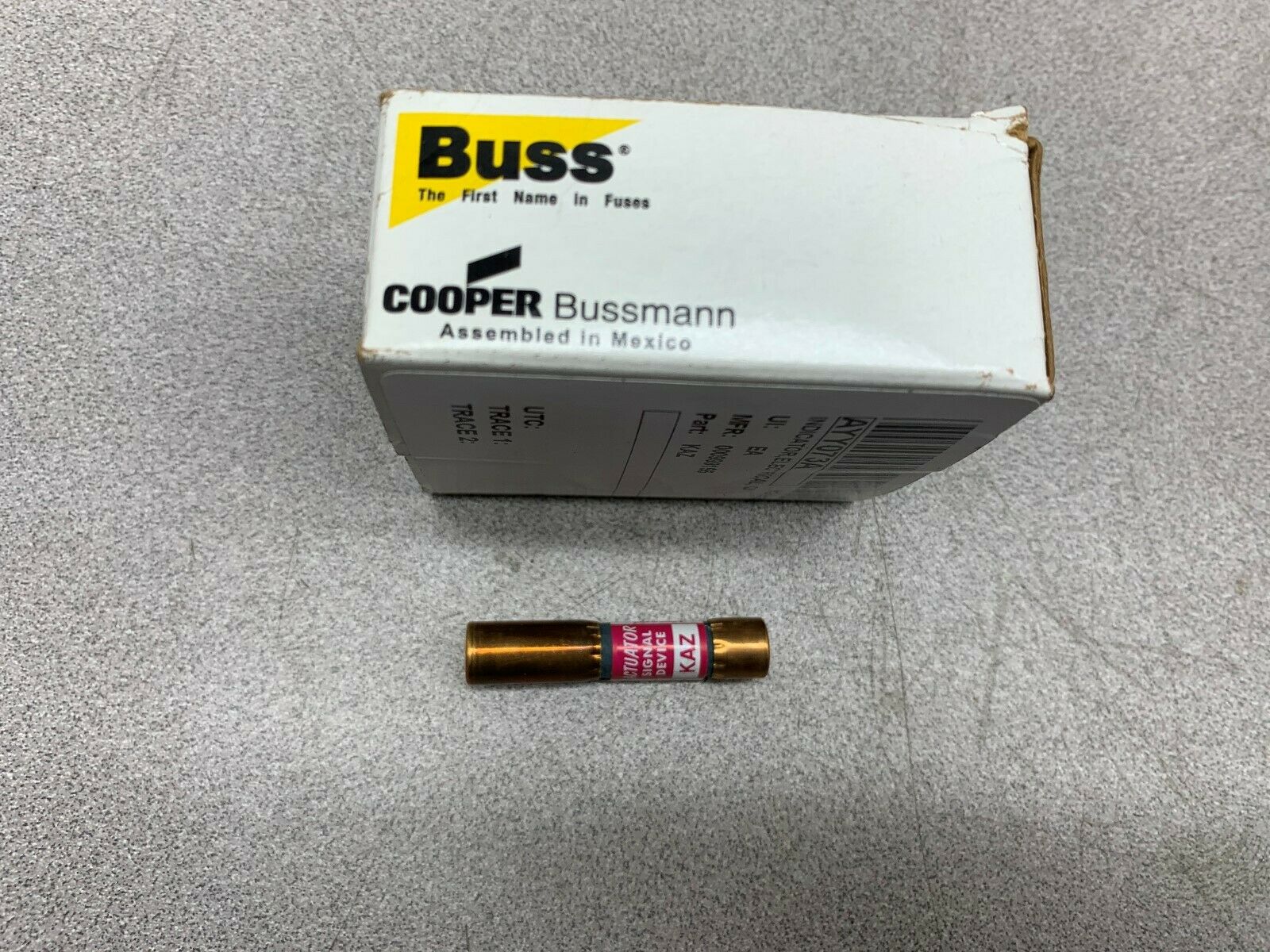 LOT OF 6 NEW IN BOX BUSS FUSE KAZ