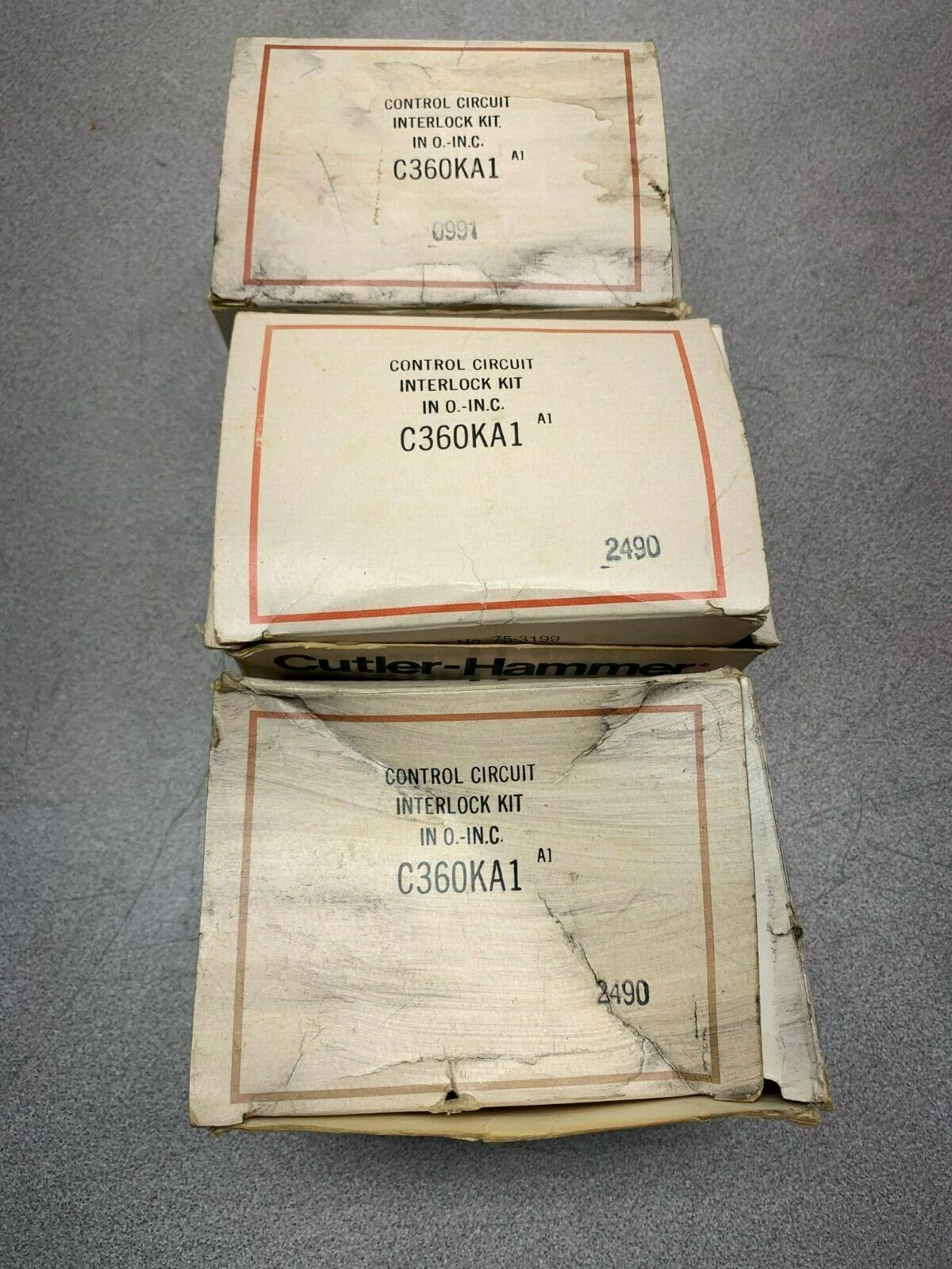 LOT OF 3 NEW IN BOX CUTLER HAMMER INTERLOCK KIT C360KA1