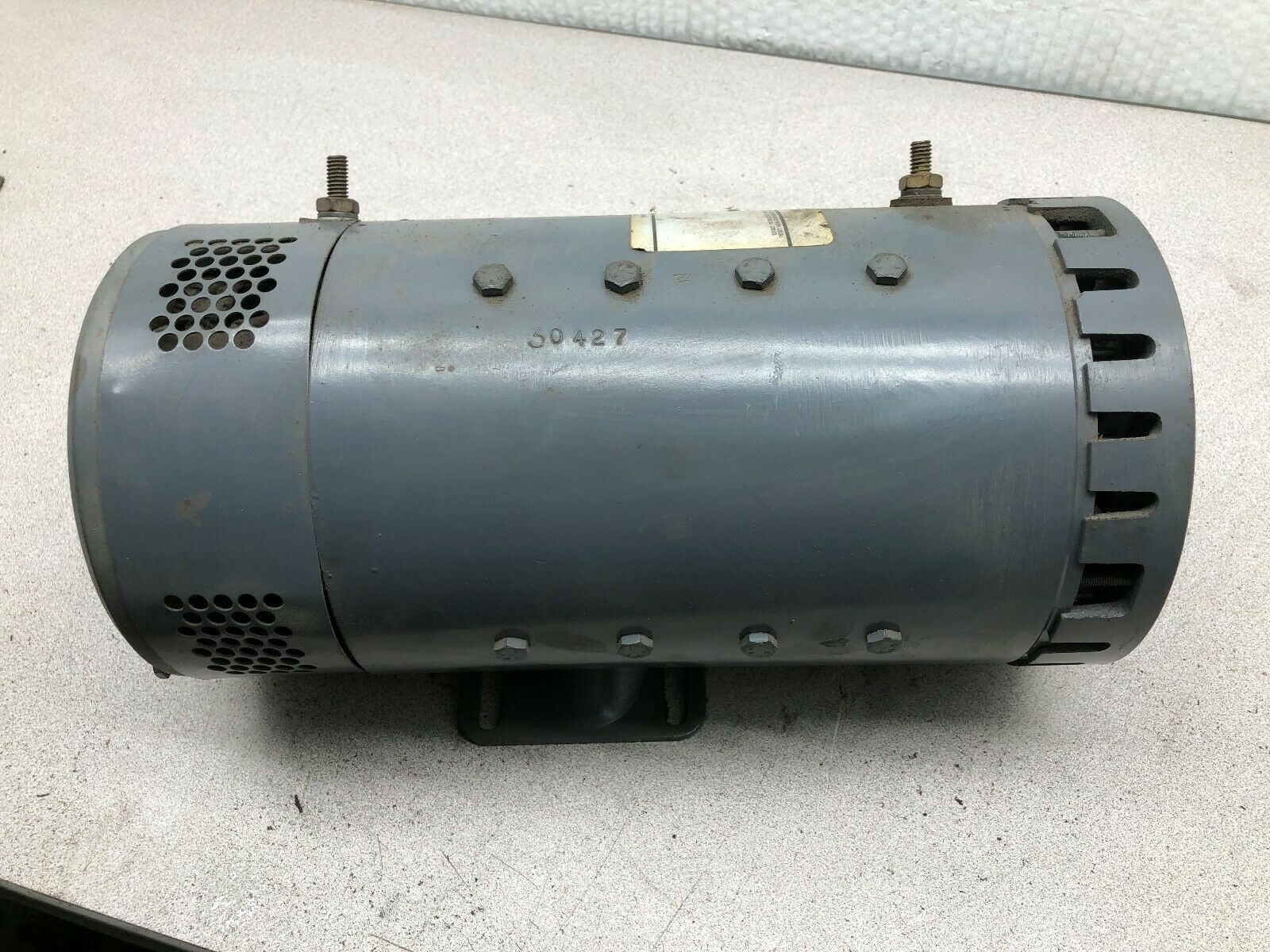 USED GE 12 HP 1700 RPM 36 VDC 330 AMP 49 FR DC MOTOR 5BC49JB811A