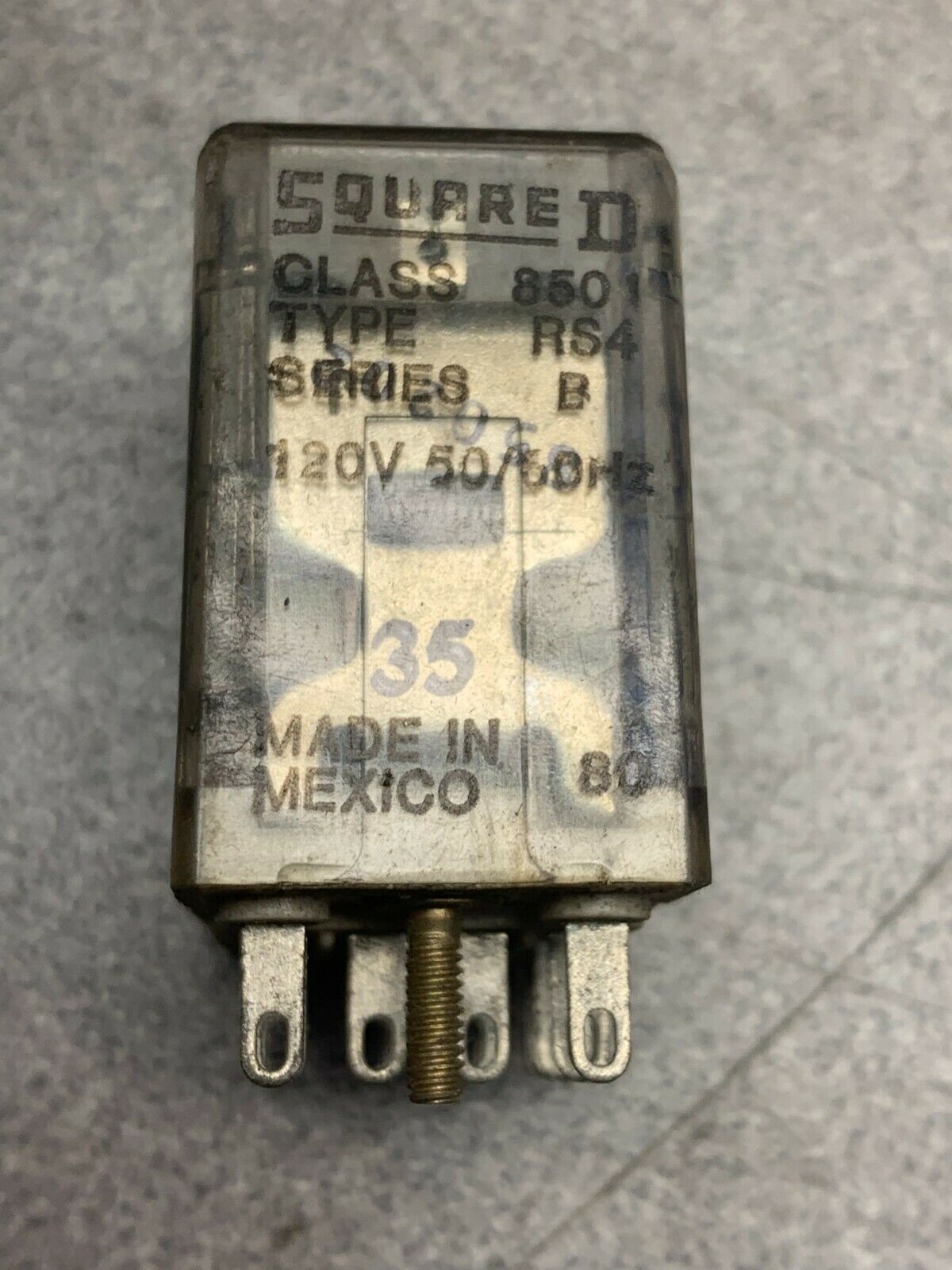 LOT OF 3 USED SQUARE D RELAY 8501 RS4