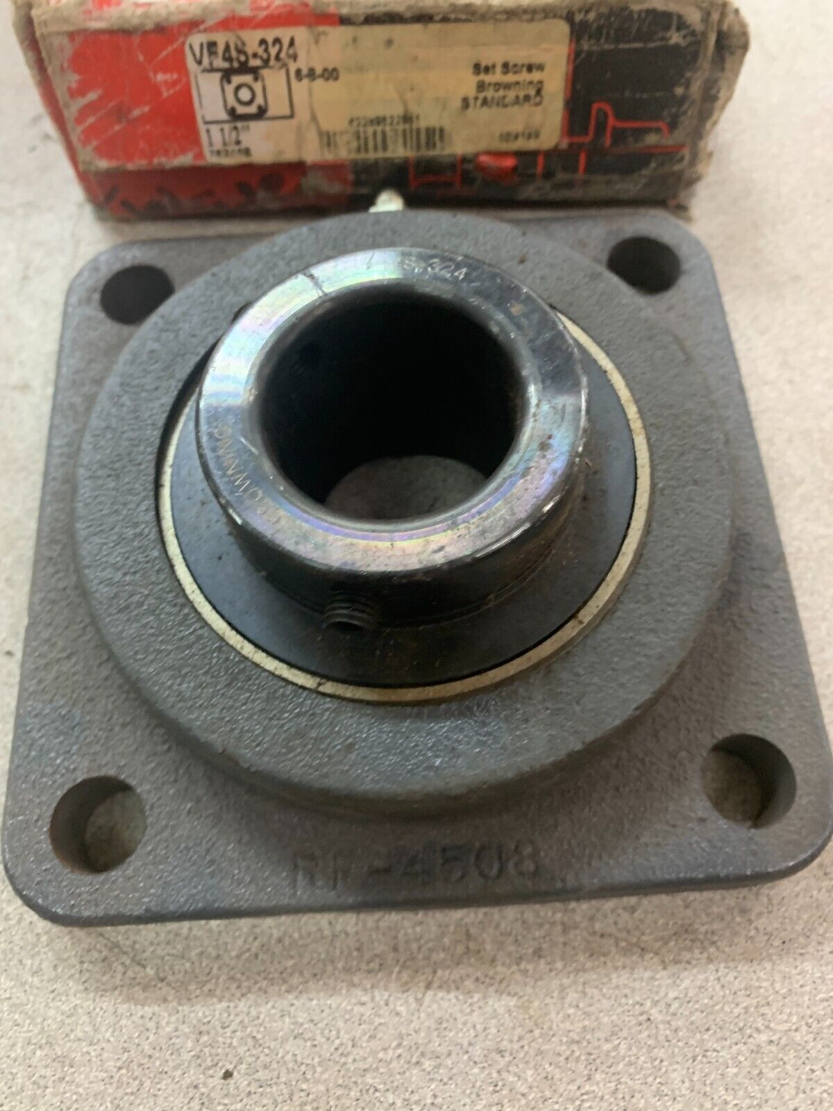 NEW BROWNING 4-BOLT FLANGE BEARING 1-1/2" BORE VF4S-324