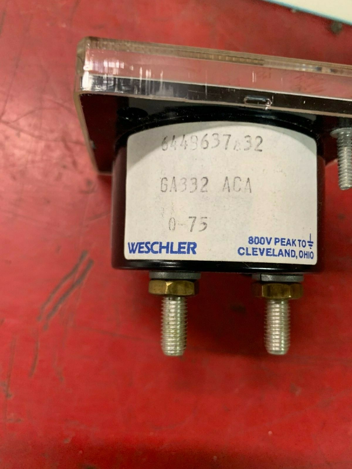 NEW IN BOX WESCHLER 0-60 ACA METER 644B637A32