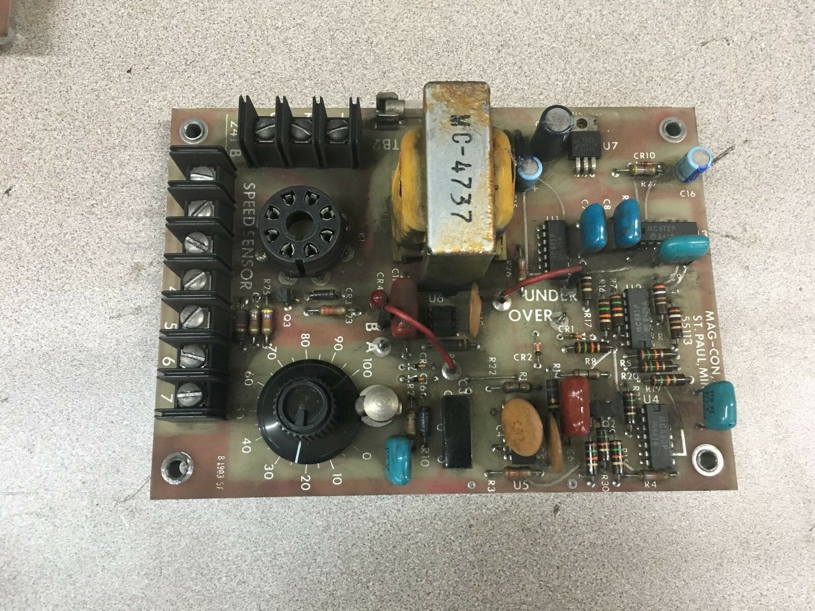 USED MAG-CON CIRCUIT BOARD B-1903-5F