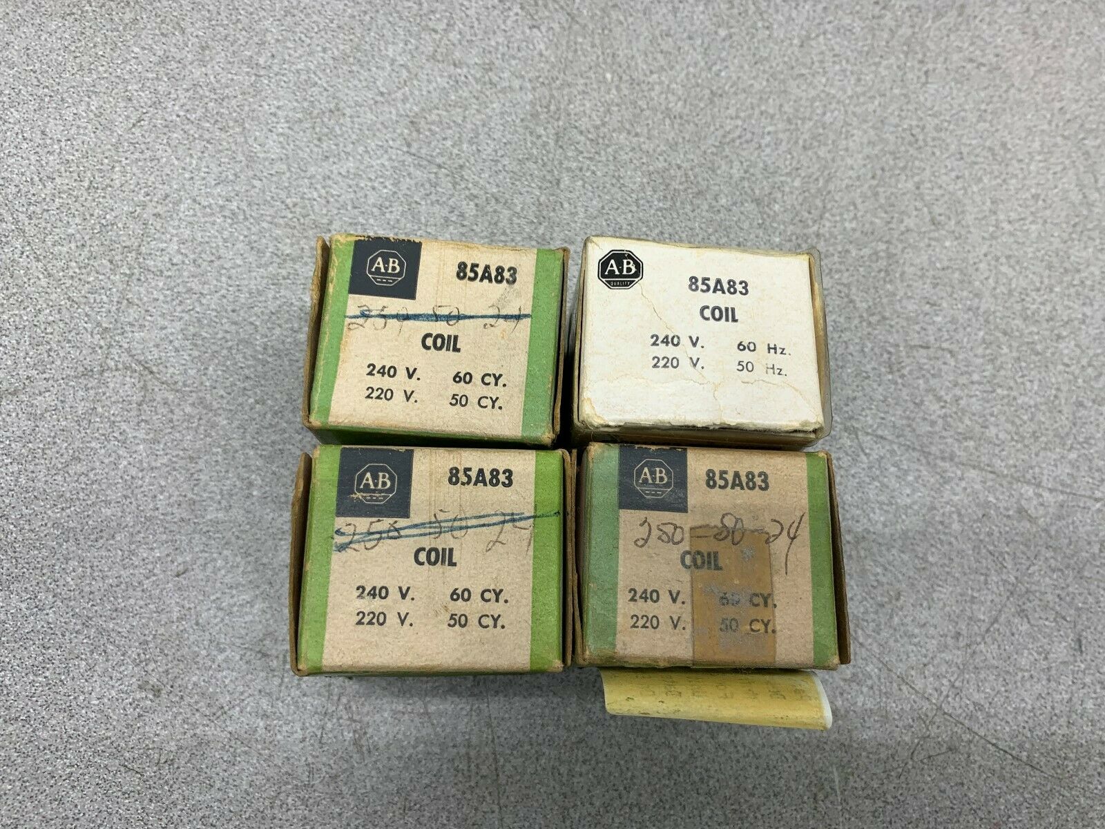 LOT OF 4 NEW IN BOX ALLEN BRADLEY COIL 85A83