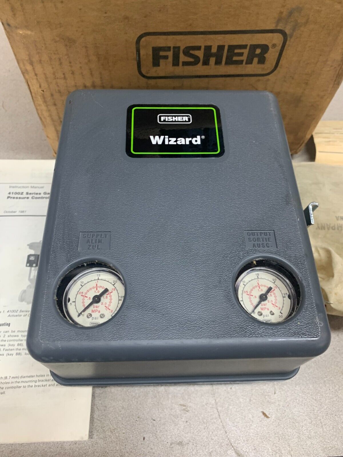 NEW IN BOX FISHER WIZARD PRESSURE CONTROLLER 4100ZR