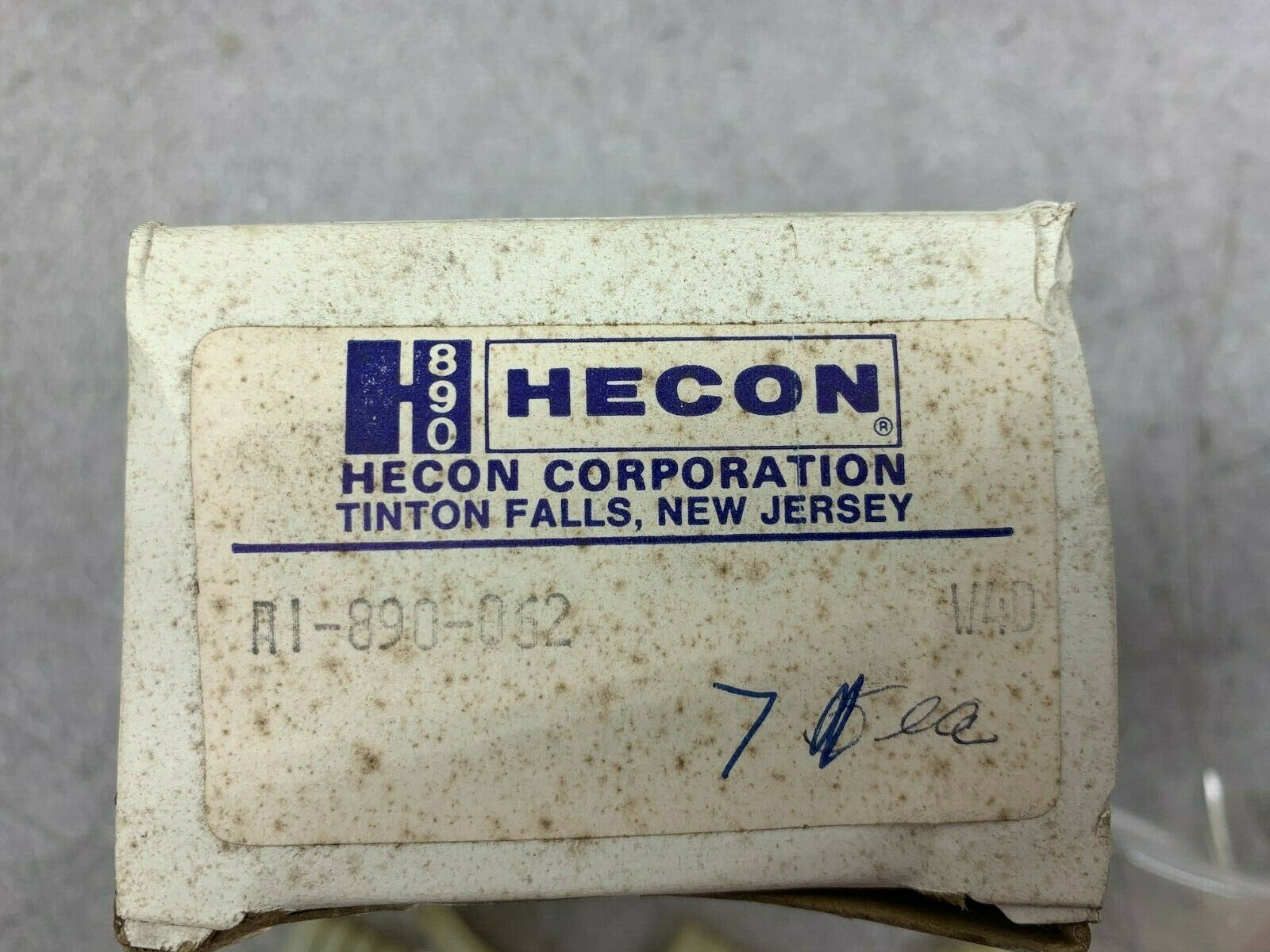 BOX OF 7 NEW IN BOX HECON PART A1-890-062