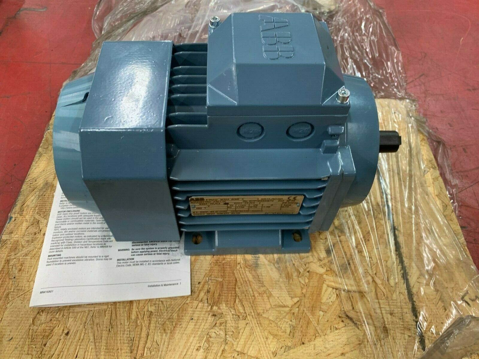 NEW ABB IMB34/IM1001 MOTOR 3CAA082350-ASK+VC