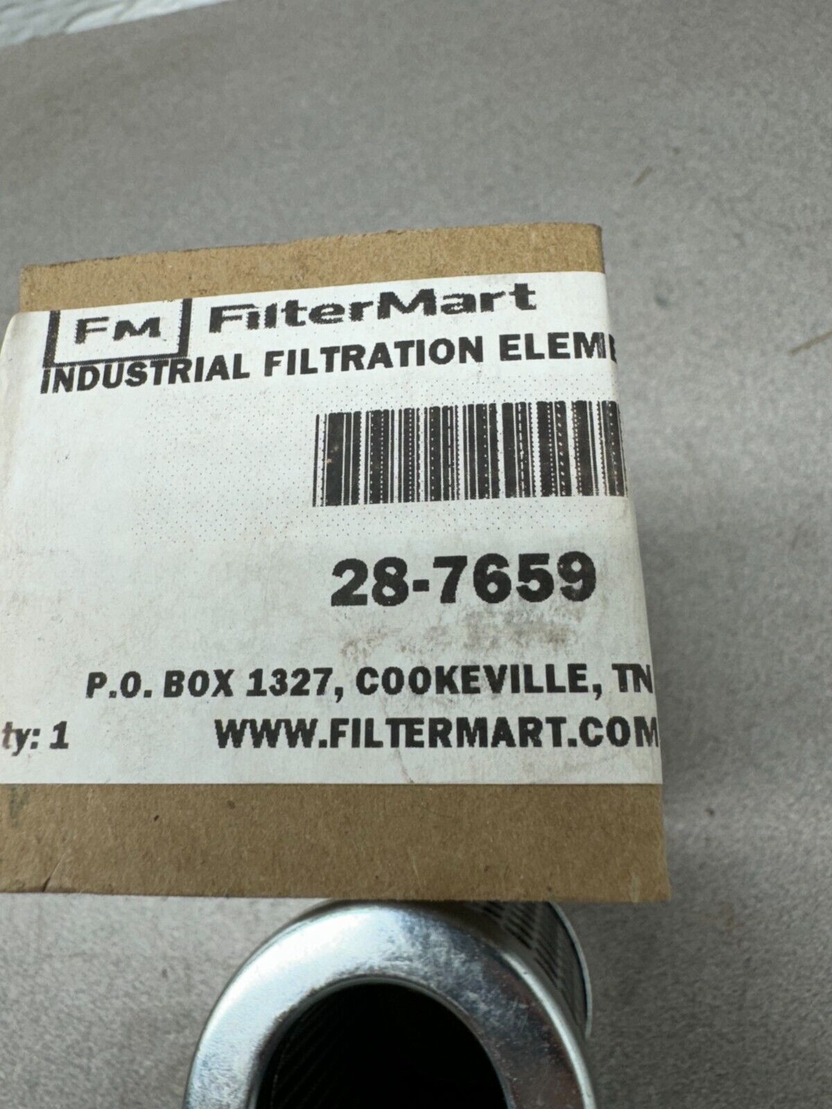 NEW IN BOX FILTERMART INDUSTRIAL FILTRATION ELEMENT 28-7659