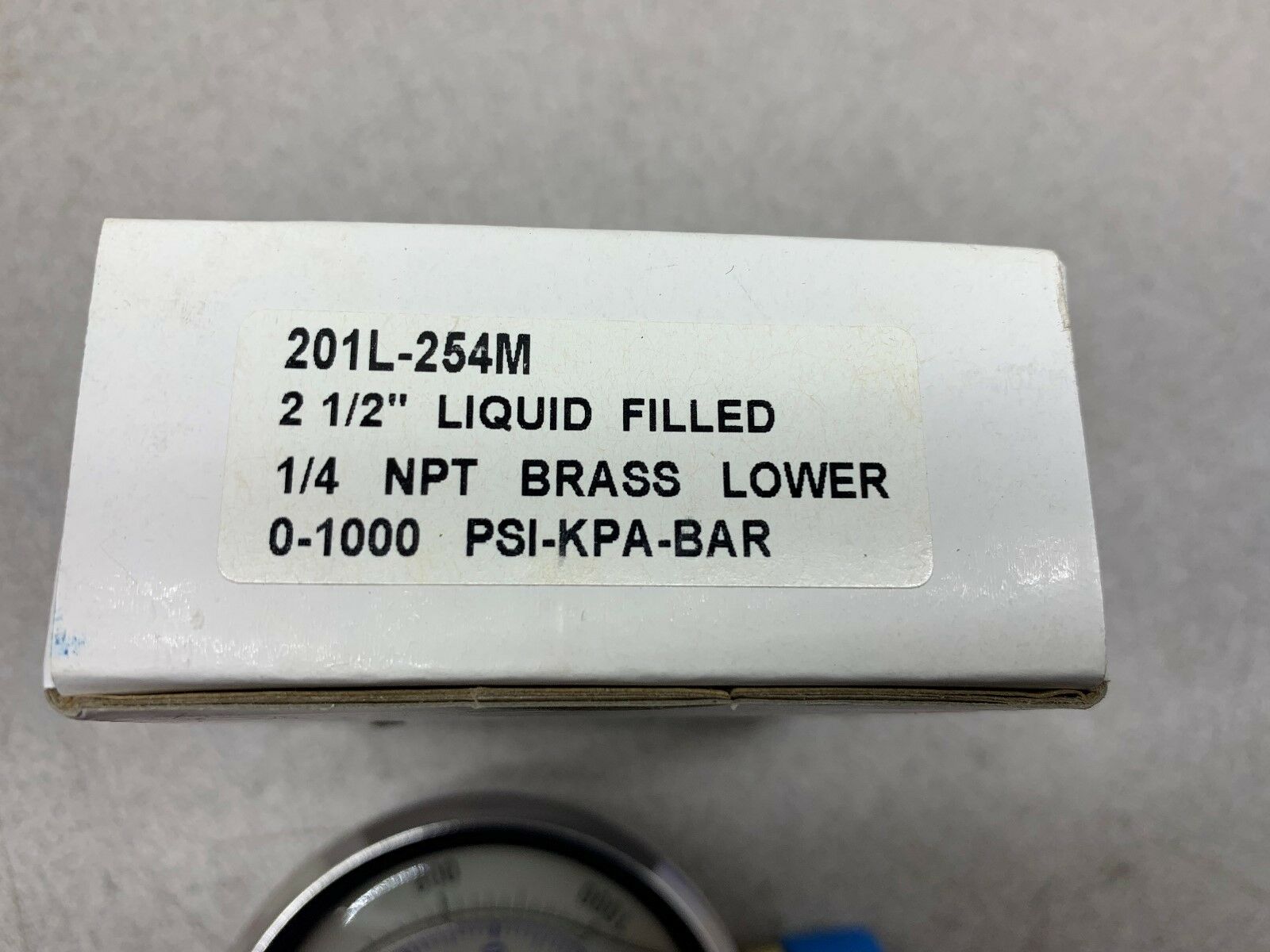 LOT OF 4 NEW IN BOX PRO 0-1000 PSI LIQUID FILLED GAUGE 201L-254M