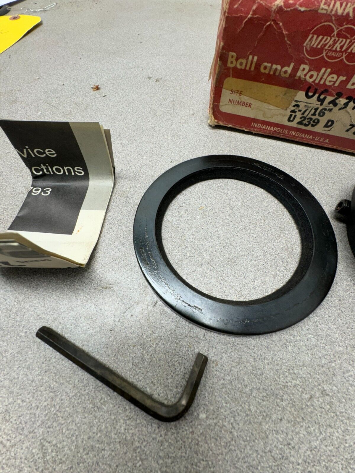 NEW IN BOX LINK-BELT BALL AND ROLLER BEARING 2-7/16" U 239 D 78