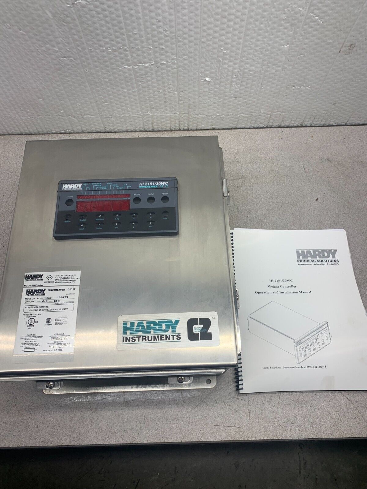 NEW IN BOX HARDY WAVERSAVER WEIGHT CONTROLLER HI2151/30WC-WS-A1-B1 OPTIONS A1-B1