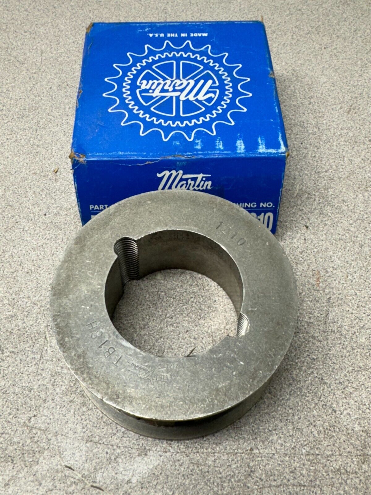 NEW IN BOX MARTIN TIMING PULLEY TB18H100 BUSHING NO 1210