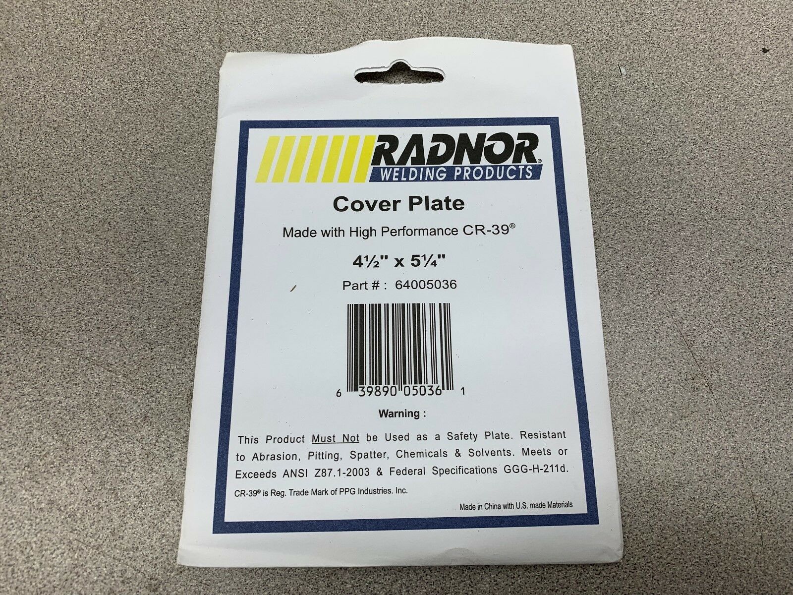 LOT OF 27 NEW NO BOX RADNOR COVER PLATE 64005036