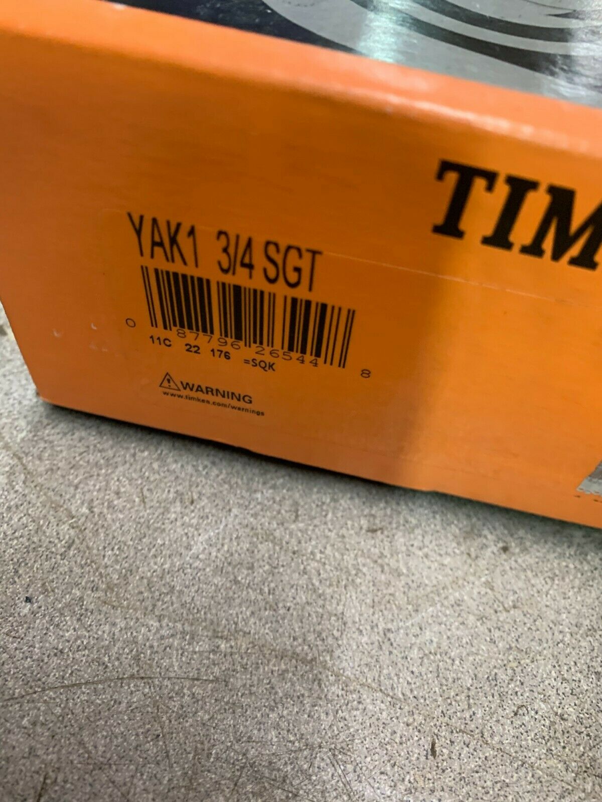 NEW IN BOX TIMKEN YAK1 3/4SGT PILLOW BLOCK BEARING YAK 1-3/4 SGT