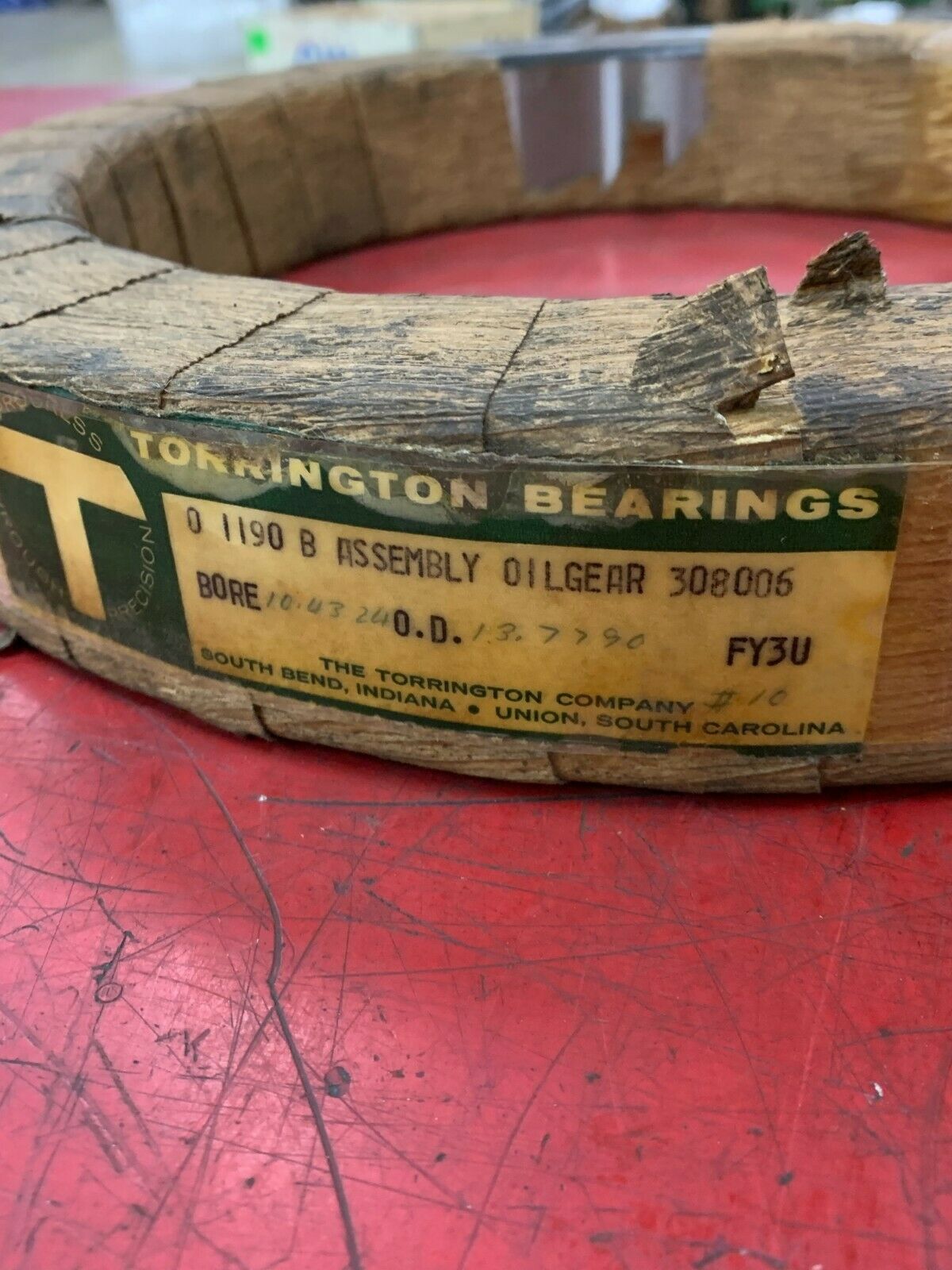 NEW TORRINGTON 308006 ROLLER BEARING 0-1190-B ASSEMBLY OILGEAR