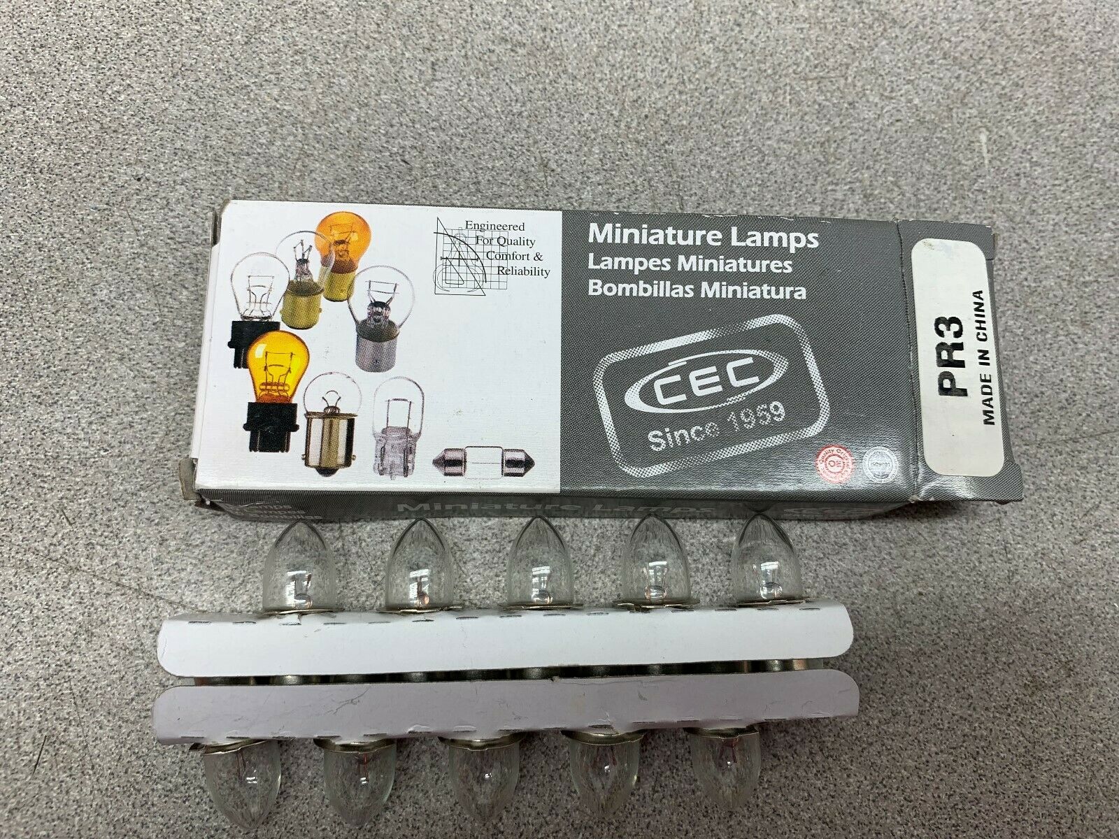 LOT OF 10 NEW IN  BOX CEC BULB PR3