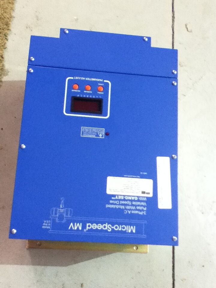 NEW MICRO-SPEED MV 15HP 24AMP DRIVE MMV1546CRH