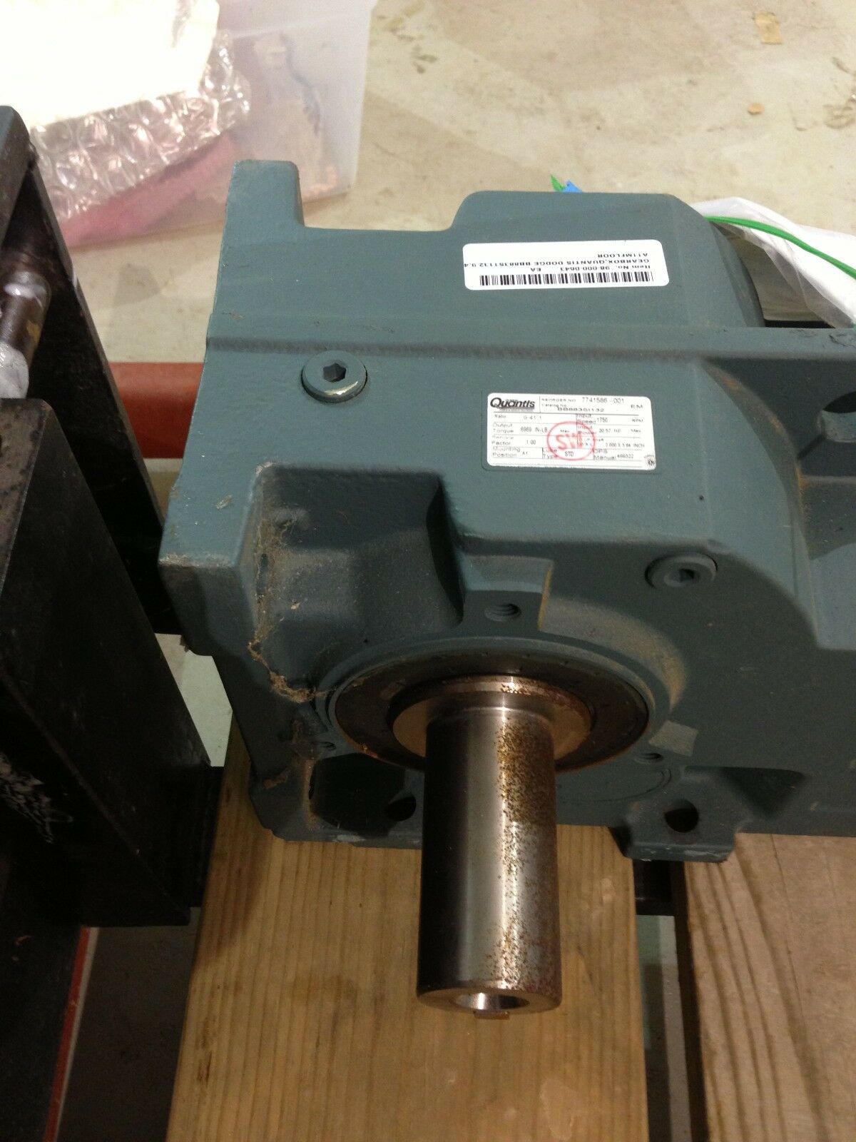 NEW DODGE QUANTIS GEAR REDUCER BB883SI132 20.57HP 9.41:1 RATIO SPEED REDUCER